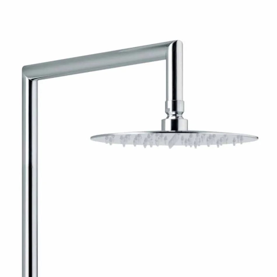 Luxus-Duschsäule in Messing-Chrom-Finish Made in Italy - Gallo Viadurini