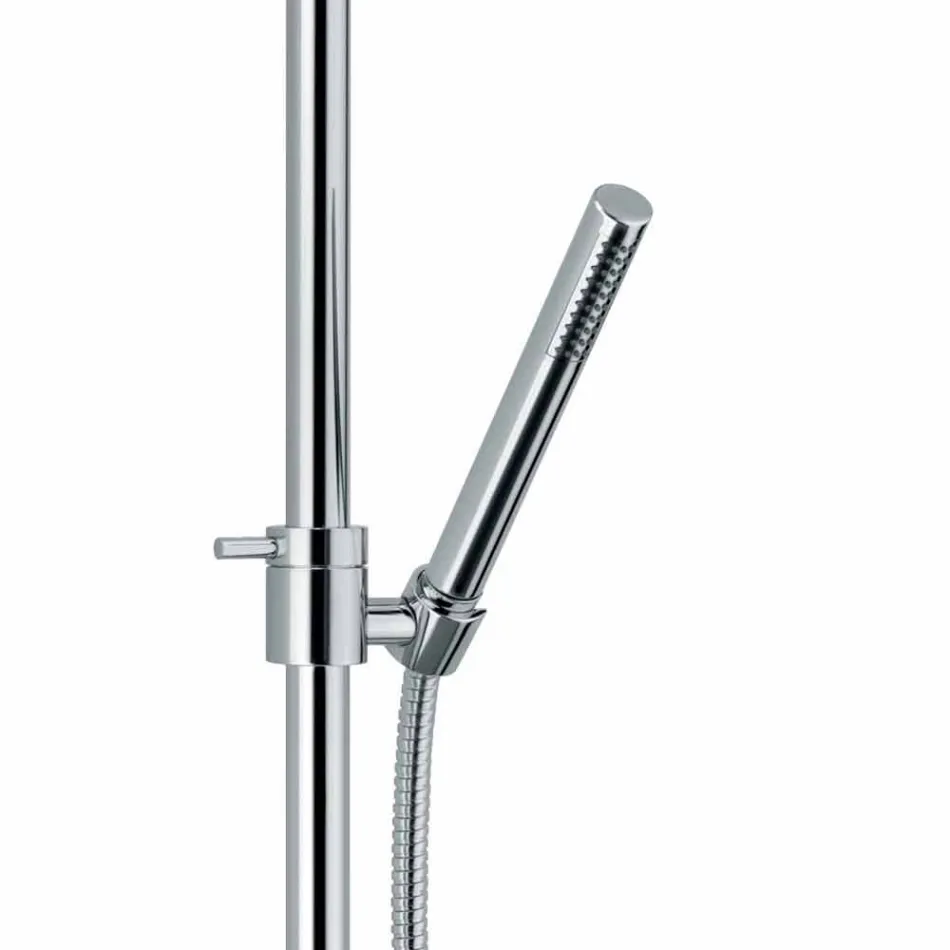 Luxus-Duschsäule in Messing-Chrom-Finish Made in Italy - Gallo Viadurini