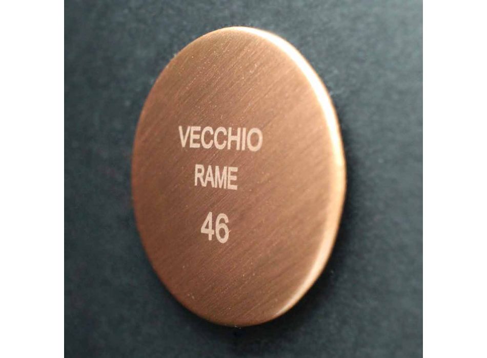 Messing-Duschsäule mit Duschkopf und Abs-Handbrause Made in Italy - Rimo Viadurini