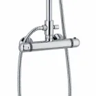 Moderne Duschsäule in Messing Chrom Finish Made in Italy - Gallo Viadurini