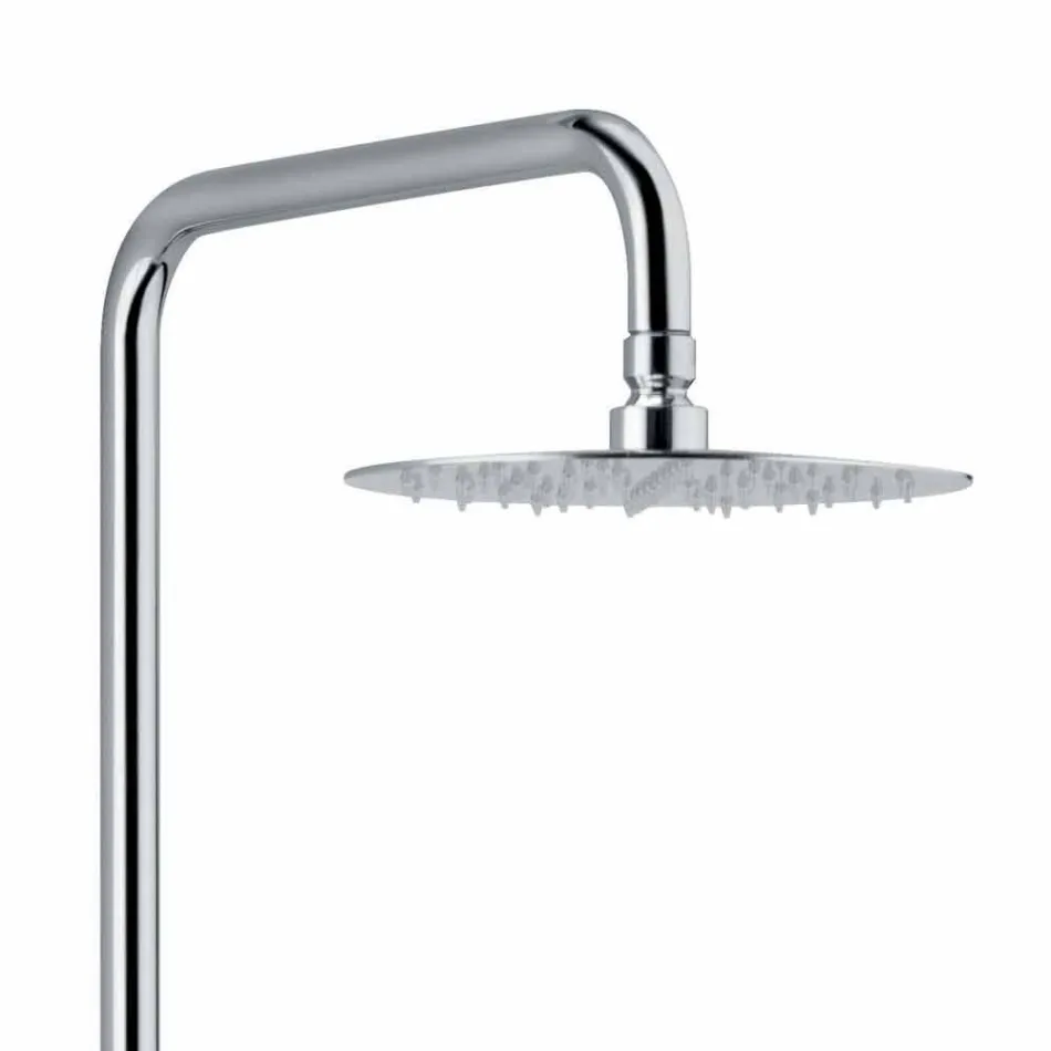 Einhebel-Duschsäule in Messing-Chrom-Finish Made in Italy - Padula Viadurini