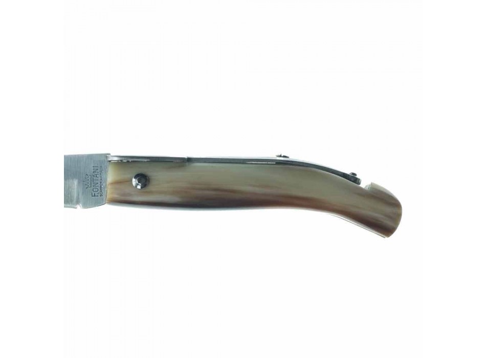 Handgefertigtes Anconetano-Messer mit Horngriff Made in Italy - Tanco Viadurini