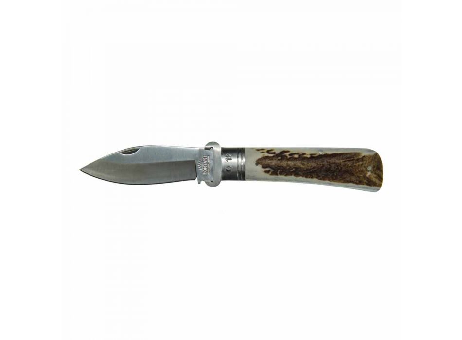 Antikes Bastelmesser mit Horn- oder Holzgriff Made in Italy - Mugello