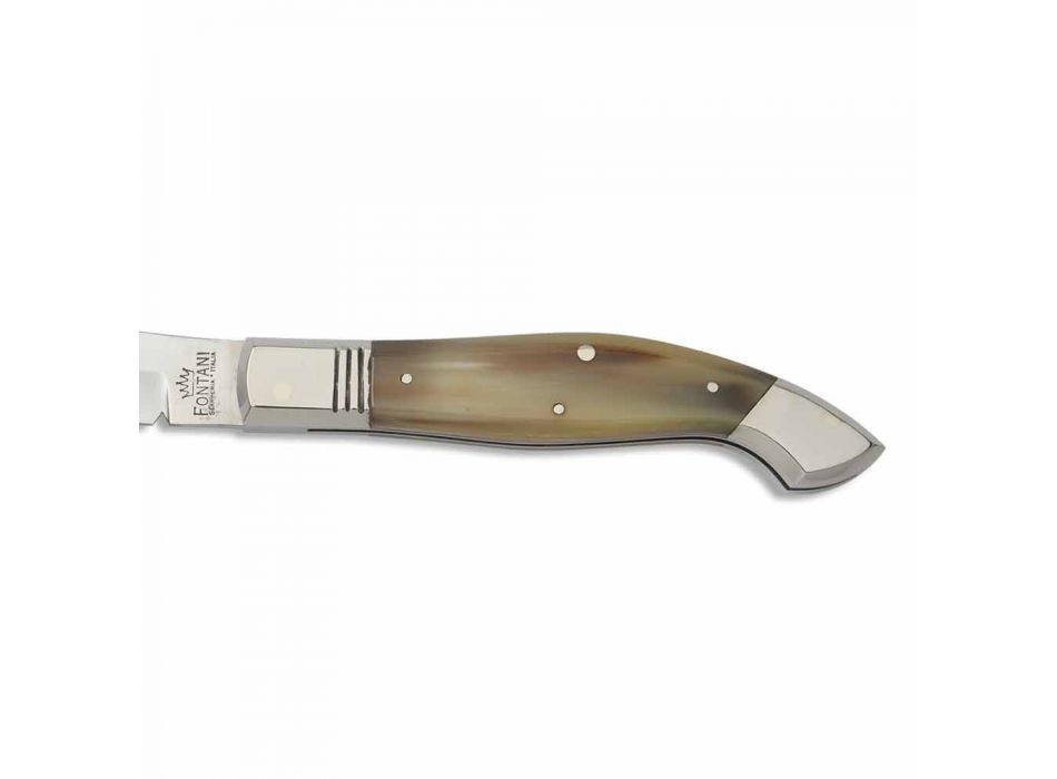 Maresciall Messer mit handgefertigtem Federverschluss Made in Italy - Morzo Viadurini