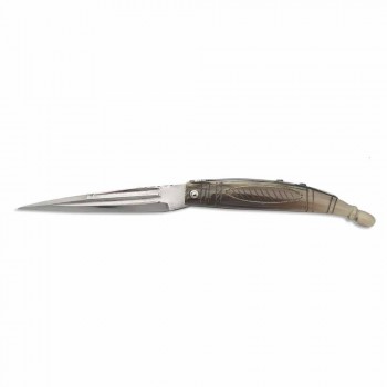 Altes römisches Messer mit Ochsenhorngriff Made in Italy - Ramon