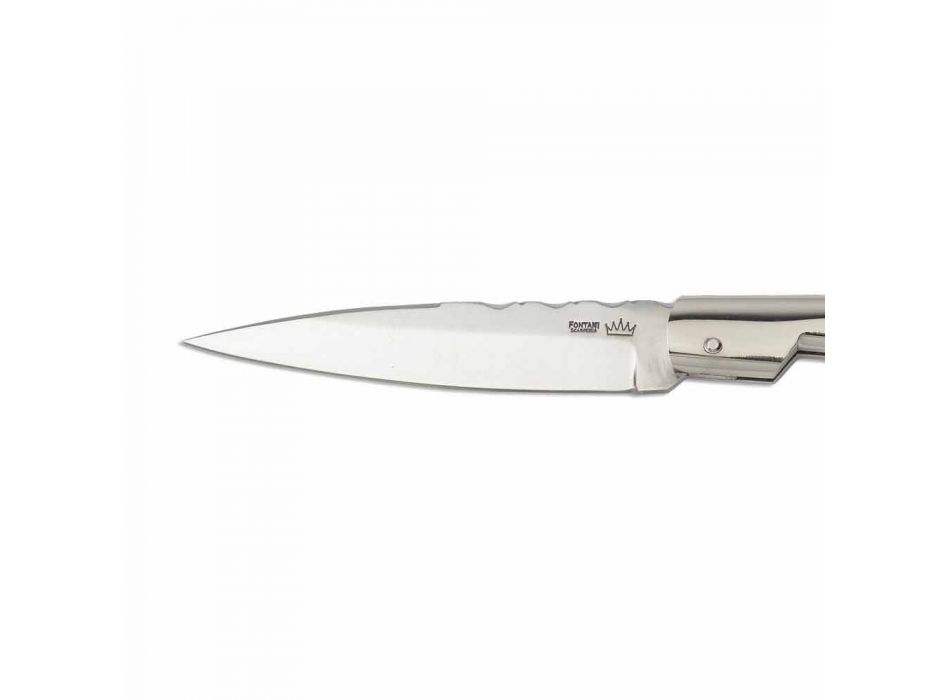 Antikes Vendetta Corsa Messer mit Ochsenhorngriff Made in Italy - Bairo
