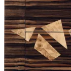 Design Kommode aus Ebenholz mit 4 Schubladen Grilli Zarafa in Italien hergestellt  Viadurini