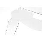 Artisan Nachttisch im klassischen Design aus transparentem Plexiglas - Salino Viadurini