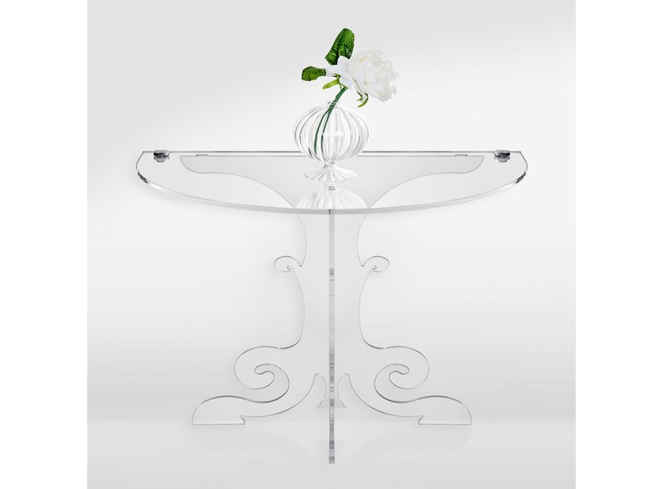 Nachttisch im klassischen Design, aus Acrylkristall und PMMA Tiana Viadurini