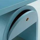 Nachttisch in modernem Design aus farbigem Holz für das Schlafzimmer - Arcom Viadurini
