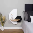 Moderner modularer Nachttisch aus Sperrholz Elegantes und vielseitiges Design - Ramia Viadurini