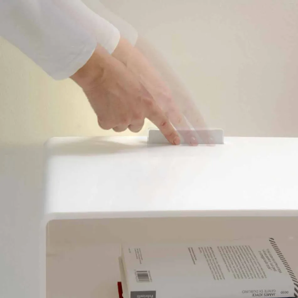 Transparenter Nachttisch mit LED-beleuchtbarem Touch-Licht Adelia Viadurini