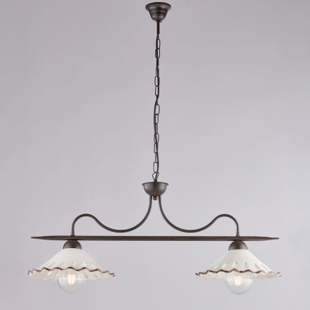 Leuchtende Design-Ergänzung aus Glas und Metall, hergestellt in Italien mit einem Look - Mira Viadurini