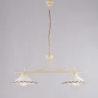 Leuchtende Design-Ergänzung aus Glas und Metall, hergestellt in Italien mit einem Look - Mira Viadurini