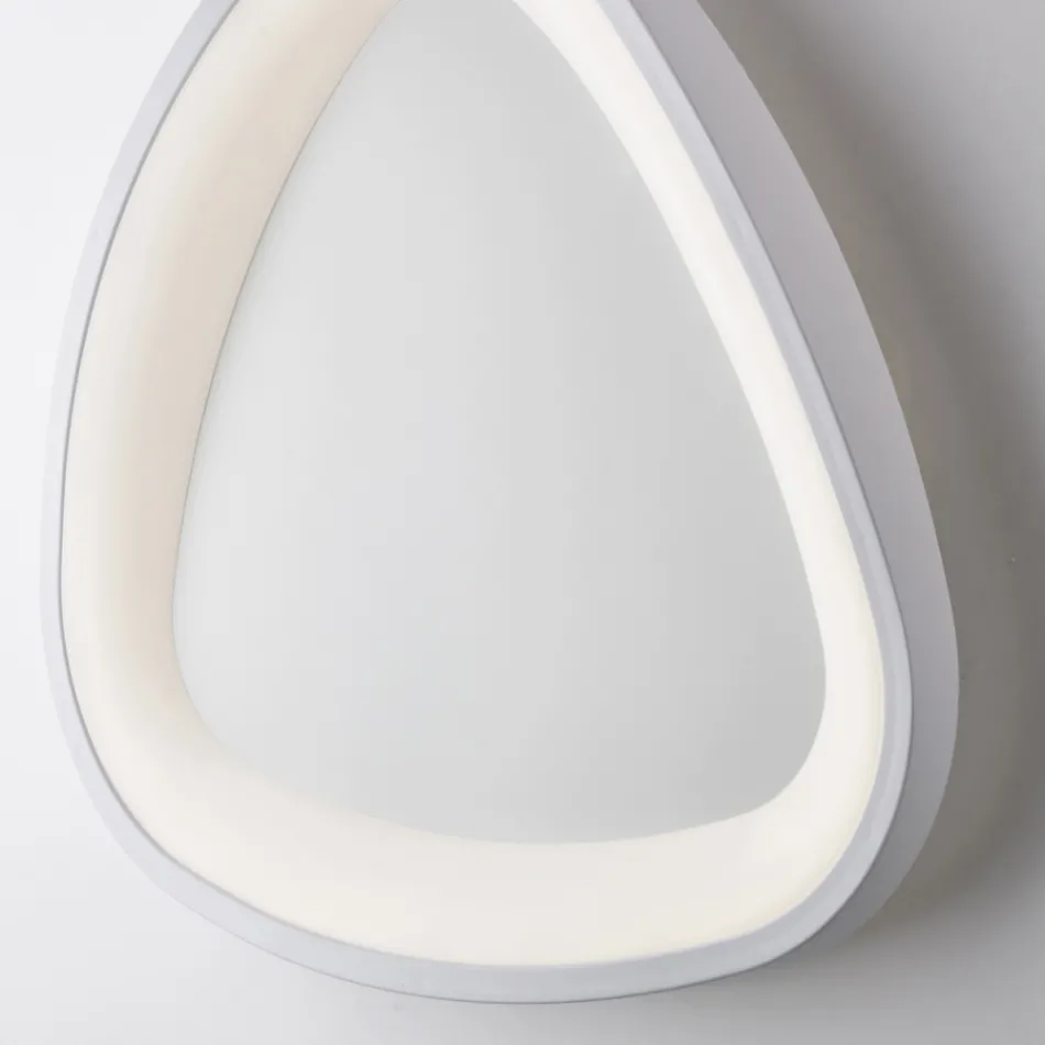 Voyager, eine elegante, in Italien gefertigte Leuchte aus Glas und Metall. Viadurini