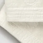 Komplettes Set aus Gesichtshandtuch und Gästehandtuch aus Frottee-Leinen-Mischung – Kelim Viadurini