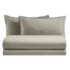 Kompletter Doppelbett-Bettbezug aus reiner, stückgefärbter Baumwolle - Delicacy Viadurini