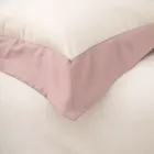 Kompletter Bettbezug für Einzelbett und eine Hälfte aus 100 % Baumwolle und 10 % Baumwollsatin – Detail Viadurini