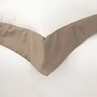 Kompletter Bettbezug für Einzelbett und eine Hälfte aus 100 % Baumwolle und 10 % Baumwollsatin – Detail Viadurini