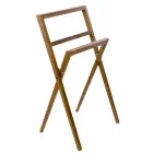 Composition 3 Badezimmermöbel aus Teakholz und Hi Macs® - Talk Viadurini