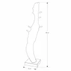 Composition 4 Badezimmermöbel aus Teakholz und verchromtem Stahl - Beatles Viadurini