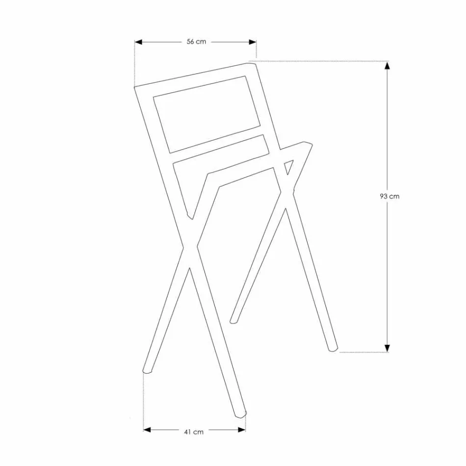 Composition 4 Badezimmermöbel aus Teakholz und verchromtem Stahl - Beatles Viadurini