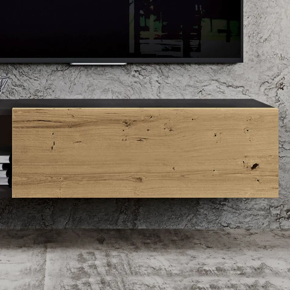 Wandkomposition für den Wohnbereich mit modernem Design Made in Italy – Margit Viadurini