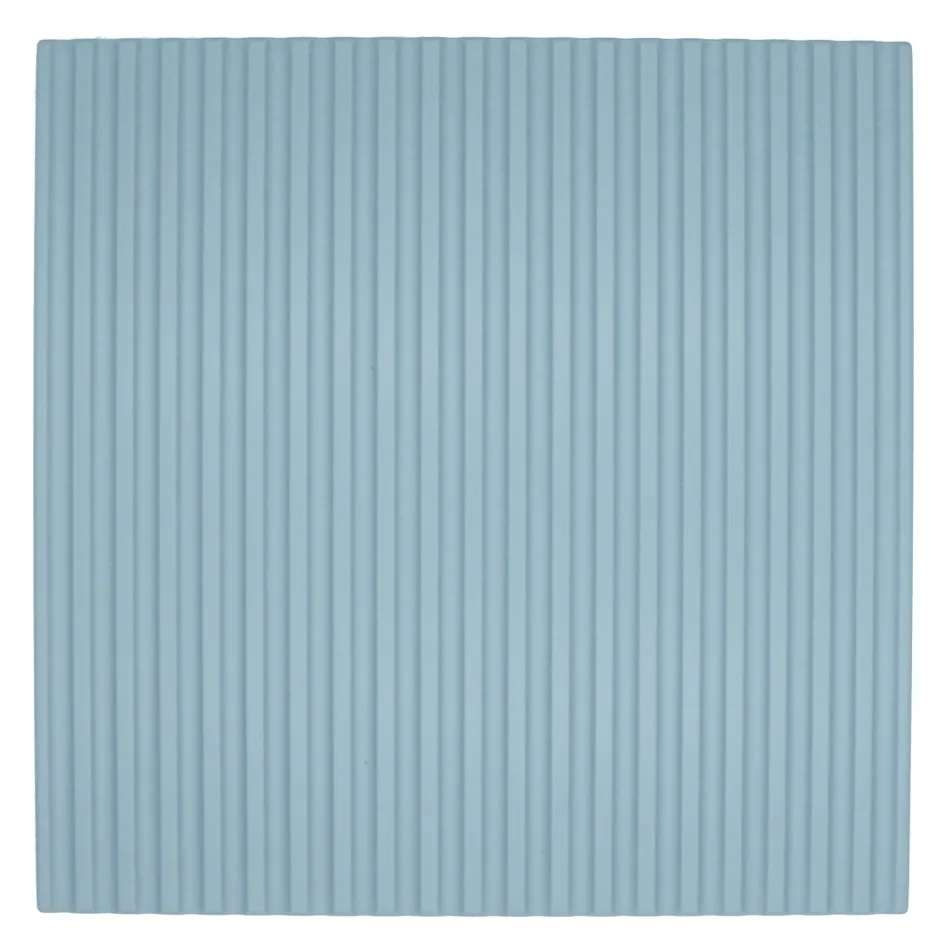 Badezimmerkomposition in Tiffany-Blau und Eiche mit Spiegel, hergestellt in Italien – Ermes Viadurini