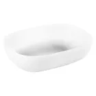 Weiße Badezimmer-Komposition mit Bodenstütze und Design-Accessoires - Georges Viadurini