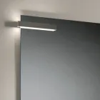 Badezimmer-Kombination mit Schubladen, Waschbecken, Spiegel und Wandschrank - Orione Viadurini