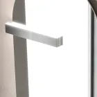 Badezimmer-Komposition mit Schublade, Waschbecken, Spiegel, Wandschrank und Regal - Elios Viadurini