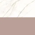 Badezimmer-Komposition mit puderrosa Schublade und Calacatta-Waschbecken - Elios Viadurini