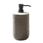 Badezimmerkomposition mit Teakholzschrank, Spiegel und Zubehör - Carolie Viadurini