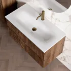 Badezimmerkomposition aus Rio-Cannettato-Eiche, hergestellt in Italien – Afrodite Viadurini