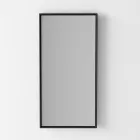 Badezimmer-Komposition Waschbecken aus Keramik und Sockel aus Stahl Made in Italy - Quadro Viadurini