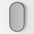 Badezimmer-Komposition Waschbecken aus Keramik und Spiegel Made in Italy - Chantal Viadurini