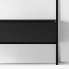 Badezimmer-Komposition Waschbecken aus Keramik und Spiegel Made in Italy - Hoscar Viadurini