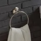 Badezimmerkomposition mit Waschbecken auf Säule aus weißer Keramik Ania Viadurini