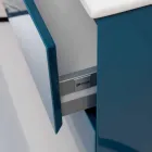 Zusammensetzung suspendiert Badezimmer in MDF lackiert Made in Italy - Becky Viadurini