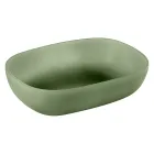 Grüne Badezimmer-Komposition komplett mit Zubehör und Bodenschrank - Sylviane Viadurini