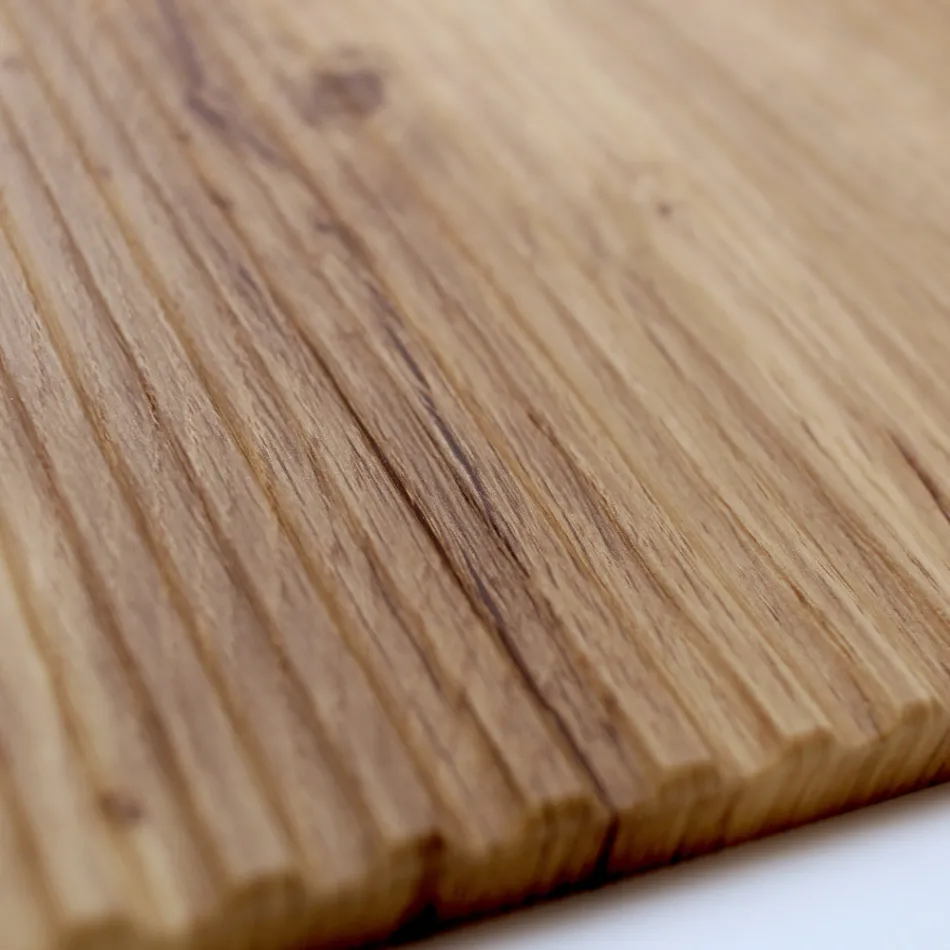 Badezimmerkomposition in Salbeigrün und Cannettato-Eiche, hergestellt in Italien – Uranus Viadurini