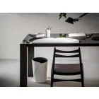 Moderne Regenerated Leather Office Komposition Made in Italy - Meduna Viadurini