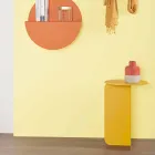 Zusammensetzung von 2 modernen Couchtischen aus Stahl Made in Italy - Pappel Viadurini