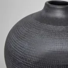 Zusammensetzung von 2 dekorativen Vasen aus dekorierter Keramik - Lampedusa Viadurini