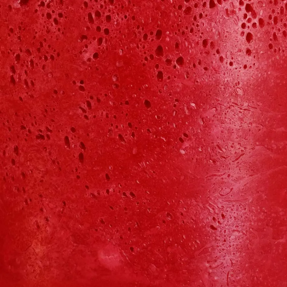 Zusammensetzung aus 3 modernen runden Wachskerzen, hergestellt in Italien – Candie Viadurini