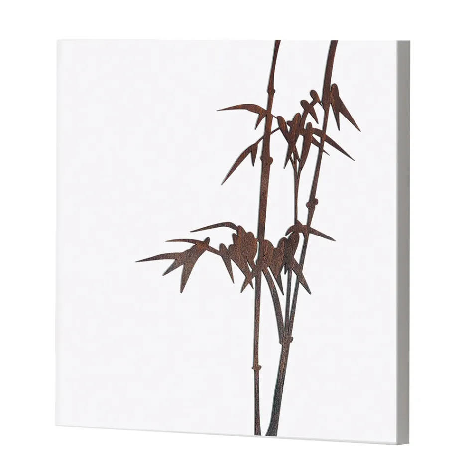 Zusammensetzung aus 4 Tafeln mit Hortensien, Allium und Thypha, hergestellt in Italien – Berechnung Viadurini