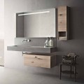 Design Zusammensetzung für Badezimmer Moderne Hängemöbel Made in Italy - Farart2