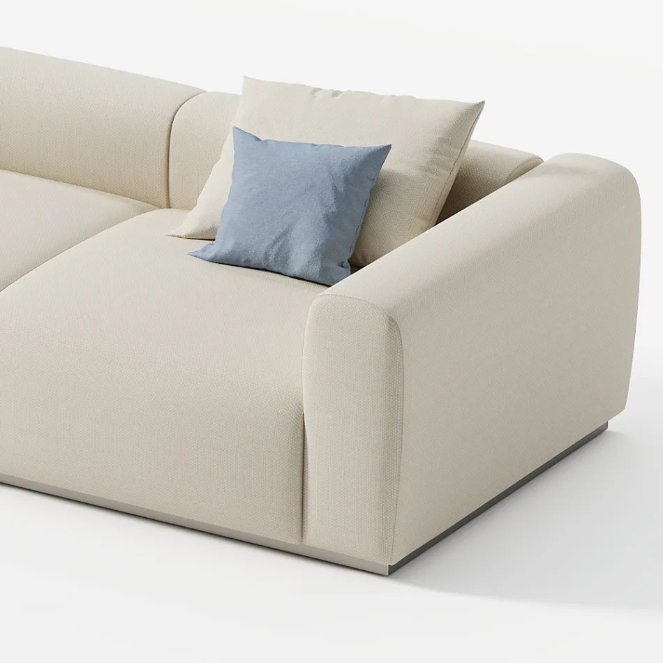 Zusammensetzung des Outdoor-Sofas Made in Italy - Bahias Viadurini
