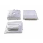 Zusammensetzung von Badmöbeln aus massivem Teakholz von modernem Design - Azina Viadurini