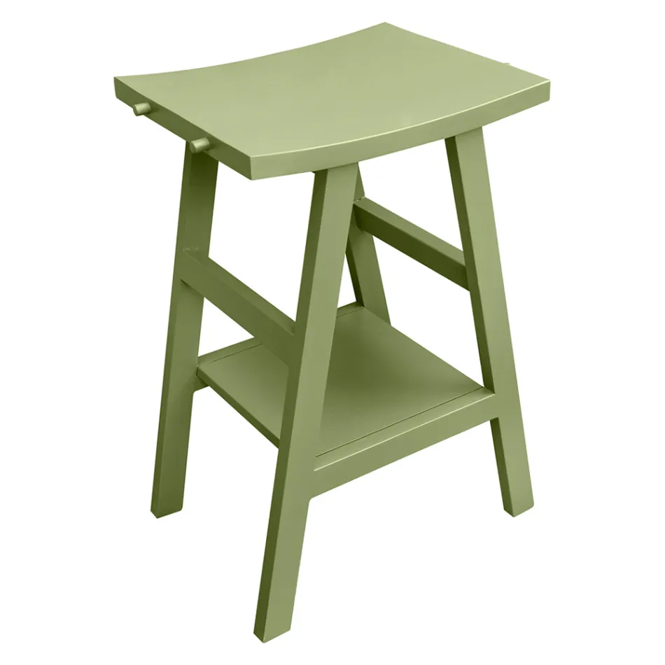 Green Floor Badezimmerschrank-Komposition und emailliertes Zubehör - Maryse Viadurini